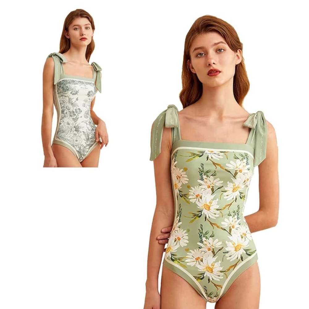 NWT Amazon Reversible Padded Tummy Tuck Full Coverage Cheeky One Piece (size S)